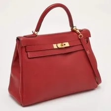 Hermes Kelly Retourne 32 Finish Grenat Top Handle 3