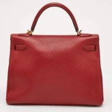 Hermes Kelly Retourne 32 Finish Grenat Top Handle 4