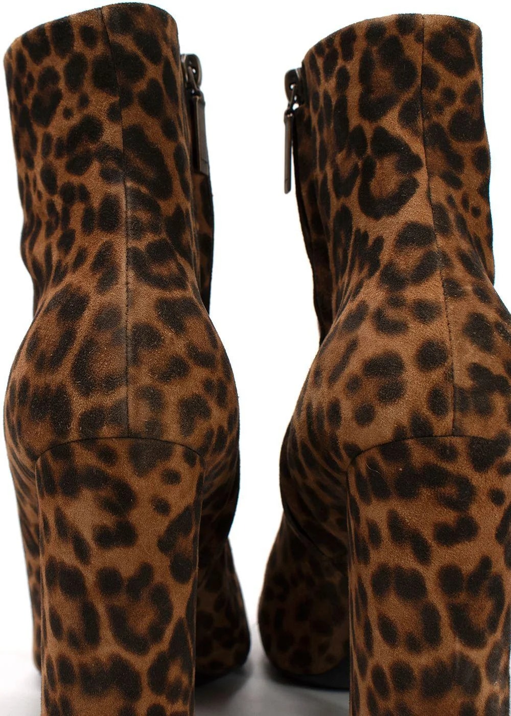 Saint Laurent Lou Leopard Print Ankle 2