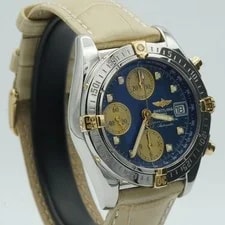 Breitling Chrono Cockpit B13358 Steel/Gold BR721 Blue 2