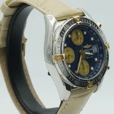 Breitling Chrono Cockpit B13358 Steel/Gold BR721 Blue 3