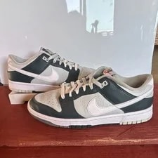NIKE — Sz 9.5M Nike Dunk Low "Split - Deep Jungle" *No Box* — Sneaker — resale