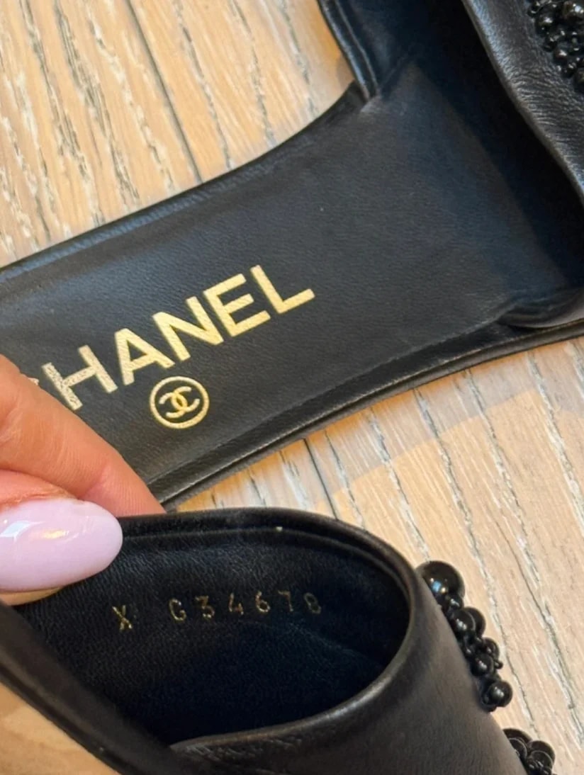 Chanel Embellished Slides 3