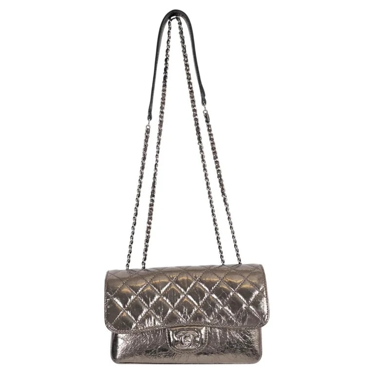 Chanel — Chanel Metallic 2012 Accordion Flap Bag — Designer Shoe — resale