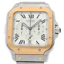 Cartier — Cartier Santos de Chronograph XL W2SA0008 Stainless Steel 44.9mm #CSW286 — Watch — resale