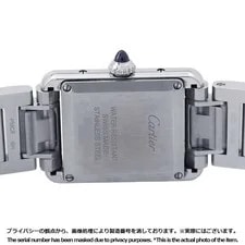 Cartier Quartz Tank Must WSTA0051 Stainless Steel 29.5mm Silver Dial #TZW365 3