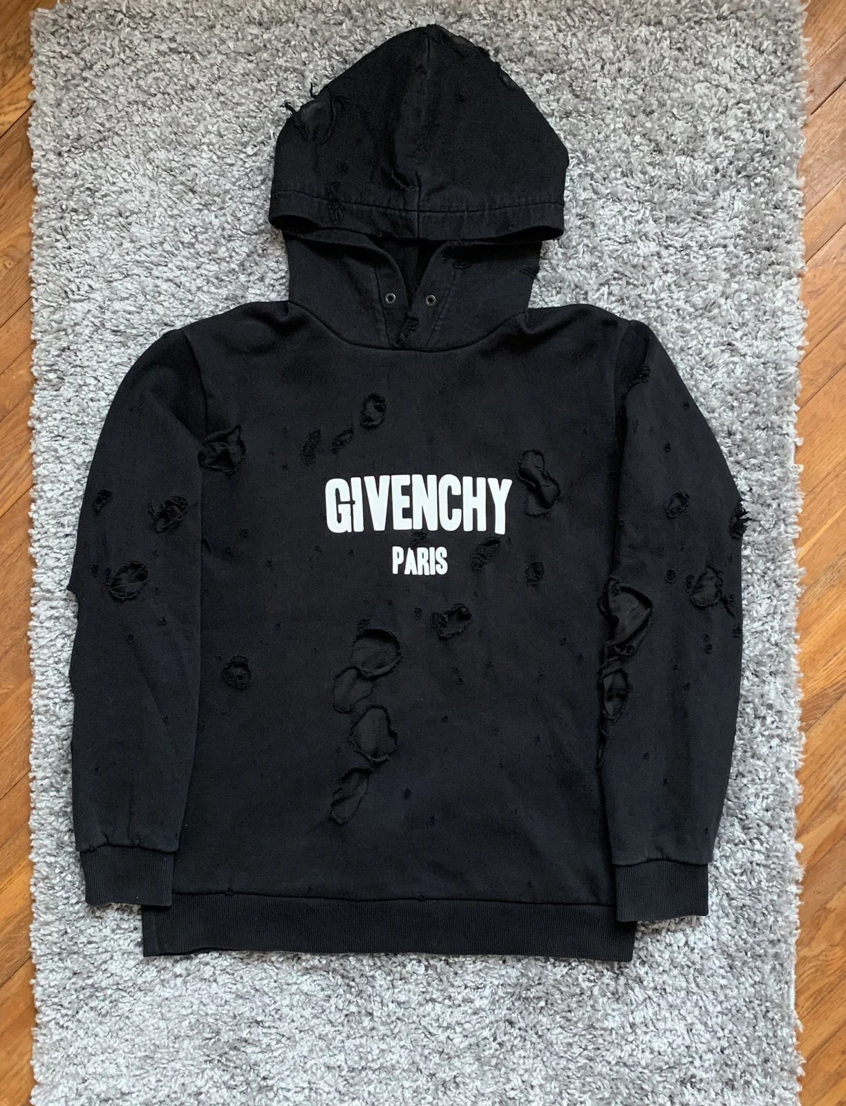 Givenchy Distressed Hoodie 2