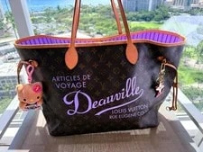 Louis Vuitton Deauville Resort Neverfull Liliac Cabas LTD 3
