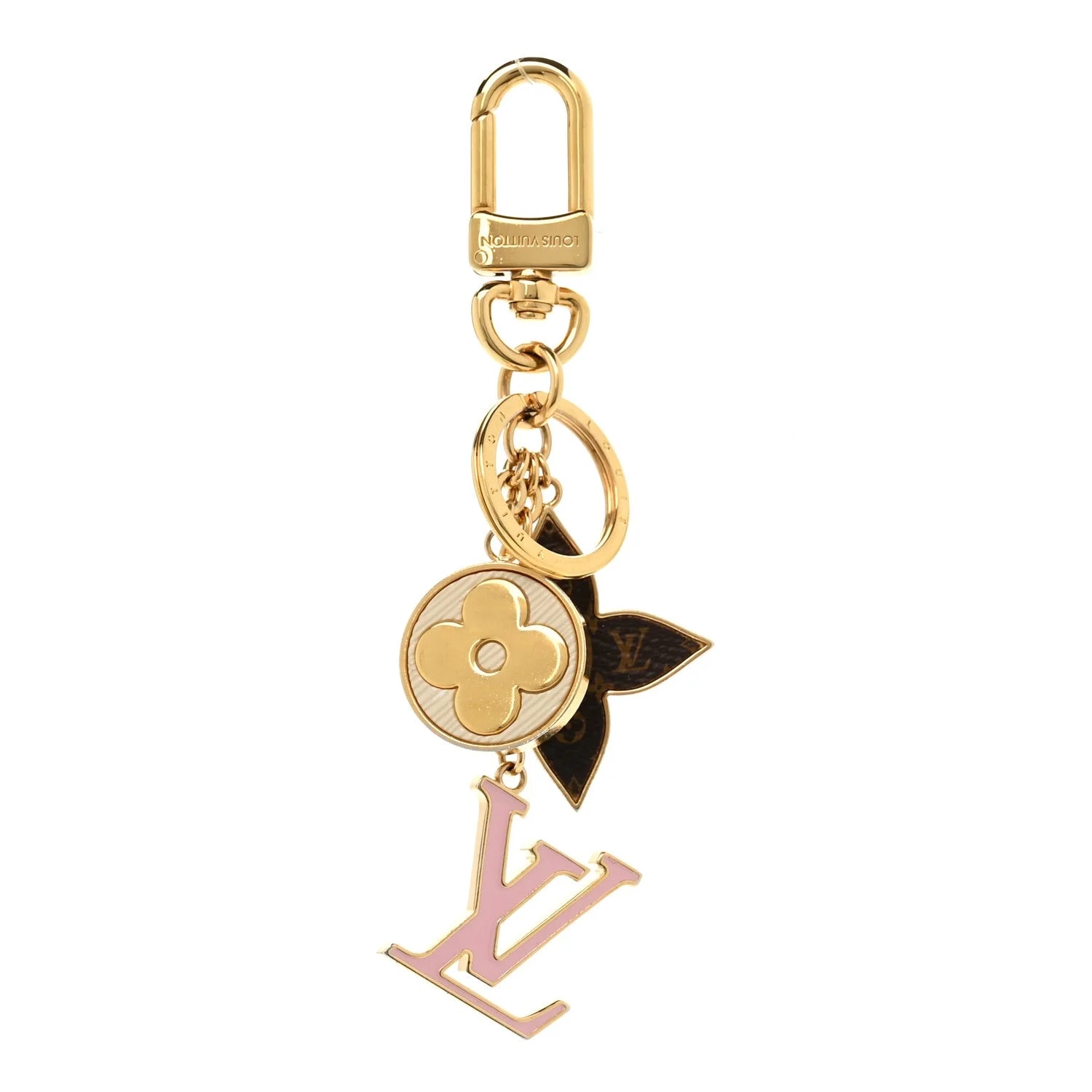 Louis Vuitton — Metal Spring Street Bag Charm Key Holder — Accessory — resale