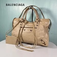 Balenciaga — Balenciaga the City Motorcycle City Editor's Auth — Handbag — resale