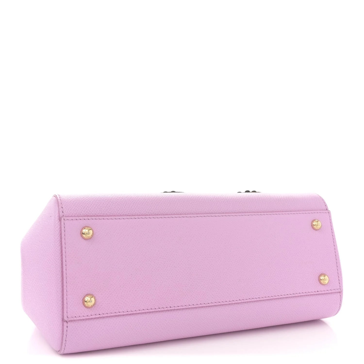 Dauphine Studded Medium DG Family Patch Miss Sicily Satchel Rosa Chiaro 4