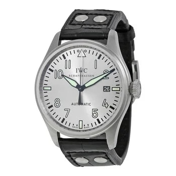IWC — Big Pilot Son Silver Dial Black Leather IW325519 — Watch — resale