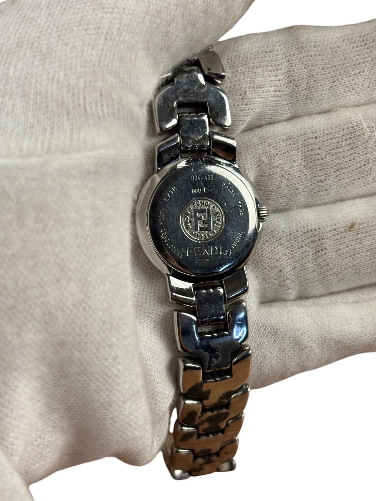 Fendi Mother-Of-Pearl Dial Orologi Two-Tone 980L 2
