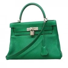Hermès — Auth [6eb1658] Hermes Kelly 28 Vertigo Silve... — Handbag — resale