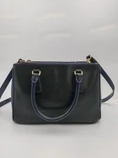 Authentic Prada Galleria Double Zip With Strap 2