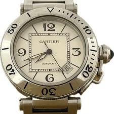 Cartier Pasha C Big Date W31058M7 2475 Automatic Excellent A6311 3
