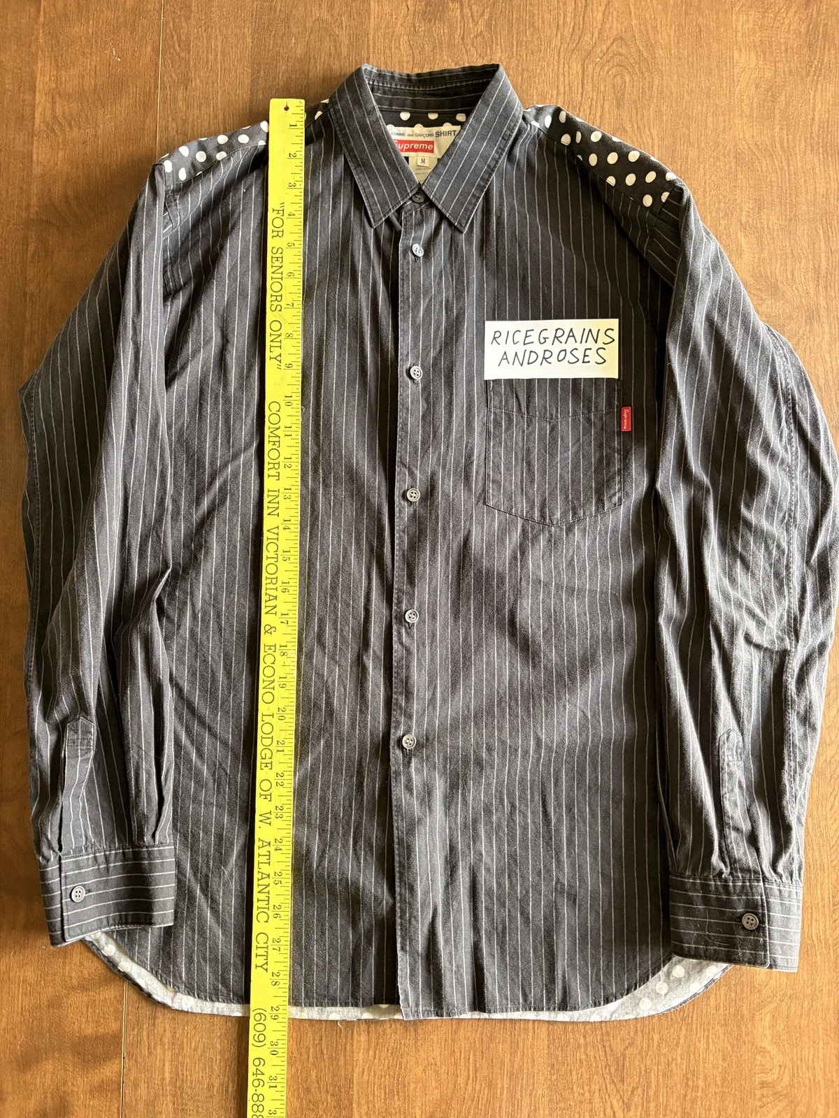 Supreme — Supreme CDG Polka Dot Long Sleeve — streetwear — resale