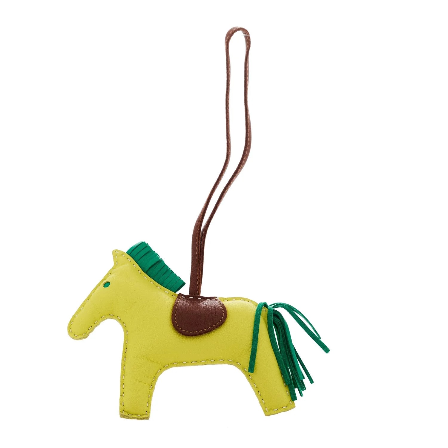 Hermès — Milo Grigri Rodeo Horse Bag Charm Menthe Fauve — Accessory — resale