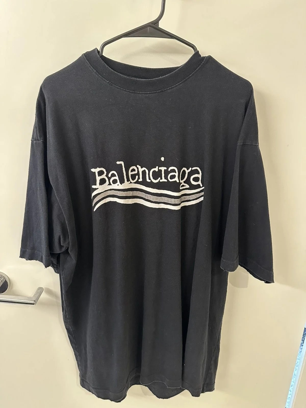 Balenciaga — Balenciaga Campaign Paint Smudge Tee — streetwear — resale