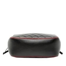 Authenticated Gucci Small GG Marmont Matelasse Diagonal Torchon Bamboo 3
