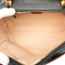 Authenticated Gucci Small GG Marmont Matelasse Diagonal Torchon Bamboo 4