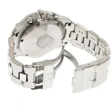 TAG Heuer CN1111 40mm SS Silver Dial Quartz Chronograph Date #C760 4