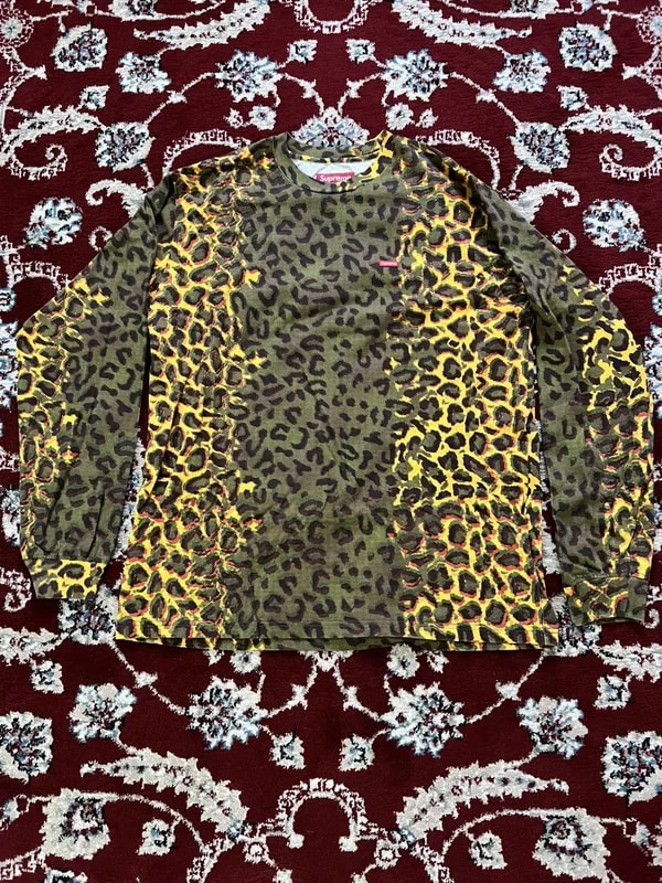 Supreme — Supreme Leopard Print Long Sleeve — streetwear — resale