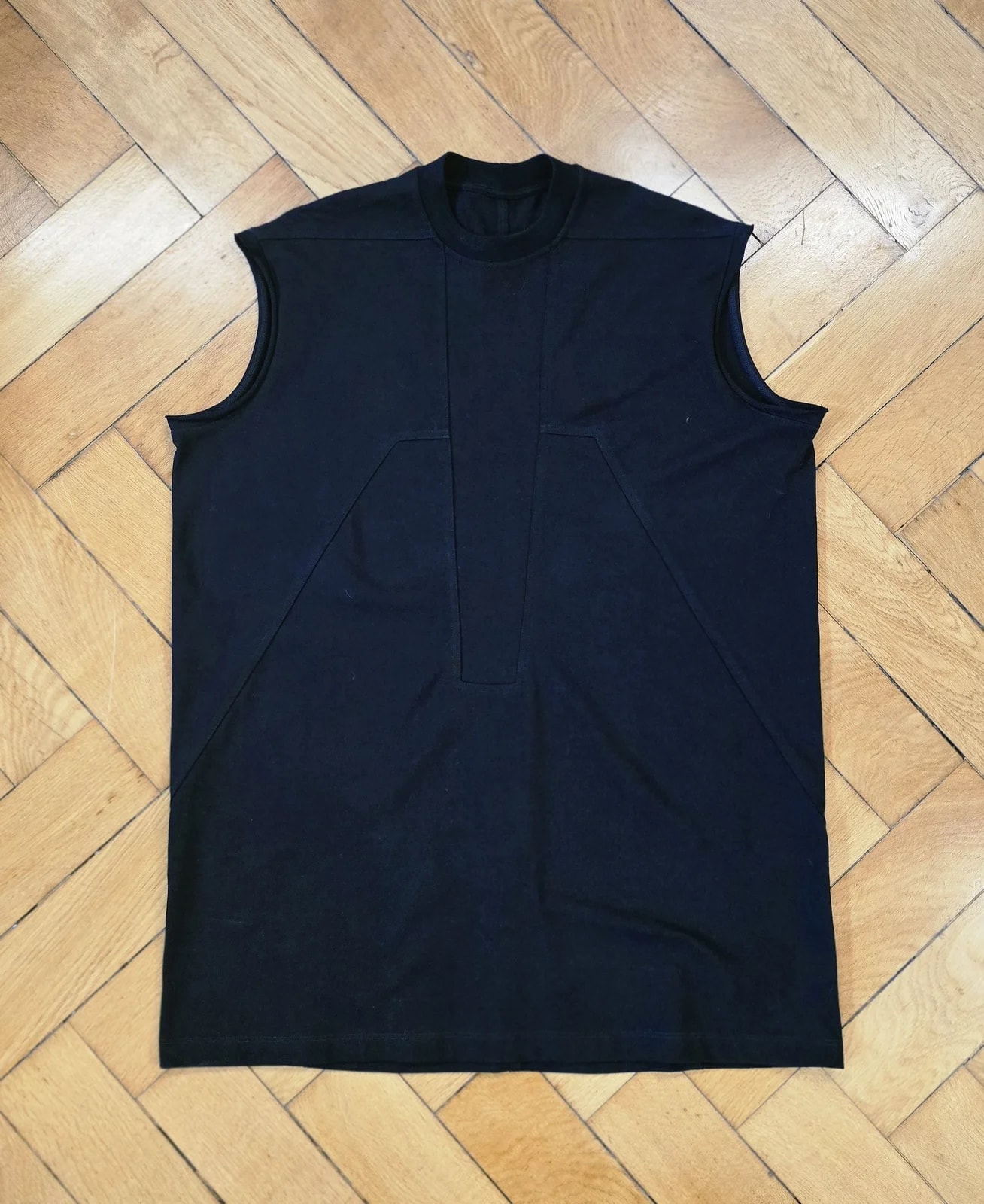 Rick Owens — Rick Owens Luxor Splinter Tarp Tank — streetwear — resale
