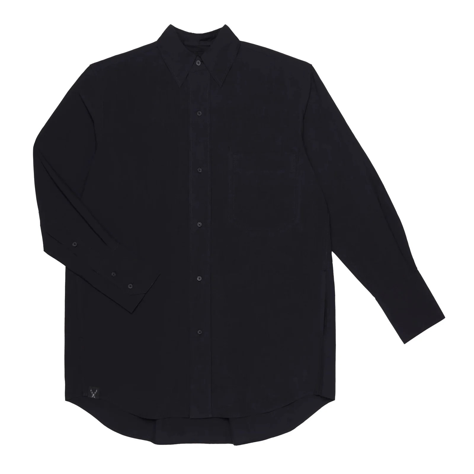 Outlier Apaperycotton Longline Button Up Shirt — streetwear — resale
