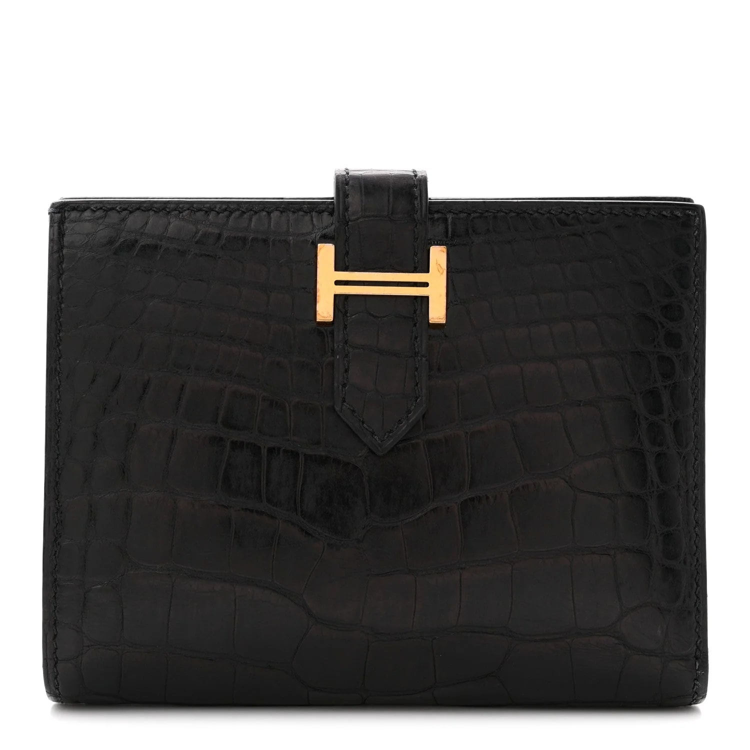 Hermès — Matte Bearn Compact Wallet — Accessory — resale