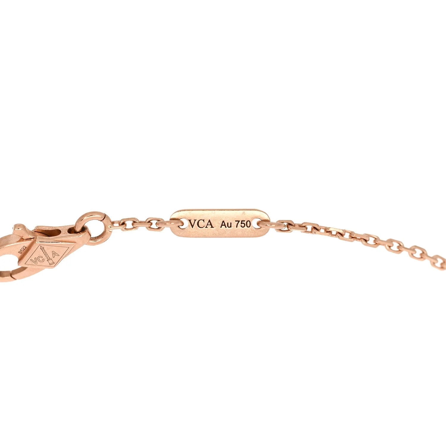 18K Rose Gold Carnelian Sweet Alhambra Heart 3