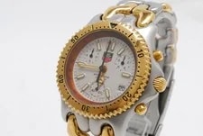 Tag Heuer SEL Professional 200 Meters Gold Chronograph S35.006 39mm Swiss 2