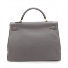 Hermès Kelly 40 le Tournay Etain Metal Fittings A:2017 2