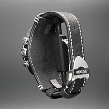 Tudor Black Bay Chrono 79360N 41mm White Panda Dial Leather Strap 4