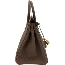 Hermes Birkin 25 W Stamp Etoupe Hardware #OK024 4