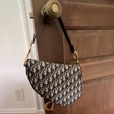 Dior Saddle Flap Top Handle D Charm Strap 4
