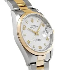Rolex Oyster Perpetual Date 34 15203 34mm White #WW6477 3
