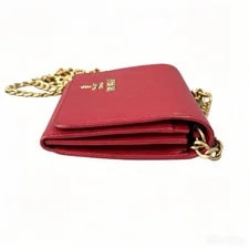100% Auth Prada Wallet on Chain Crossbody Hardware 4