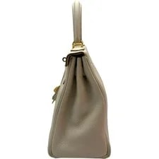 Hermes Kelly 28 Crema Dust Strap #OK161 3
