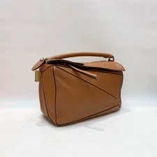 Preloved Loewe Medium Puzzle Crossbody , Golden 3