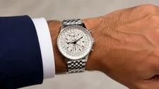 Authentic Breitling Montbrillant Datora A21330 Stainless Steel 2