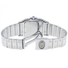 Cartier Santos Galbé LM W20011C4 29mm SS Beige #C3114 4