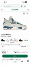 Jordan — Jordan Air 4 Retro Military 2024 — Sneaker — resale