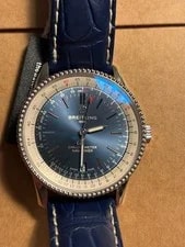 Breitling Navitimer Auto 38mm Steel Blue Dial Strap Date A17325211C1P1 3