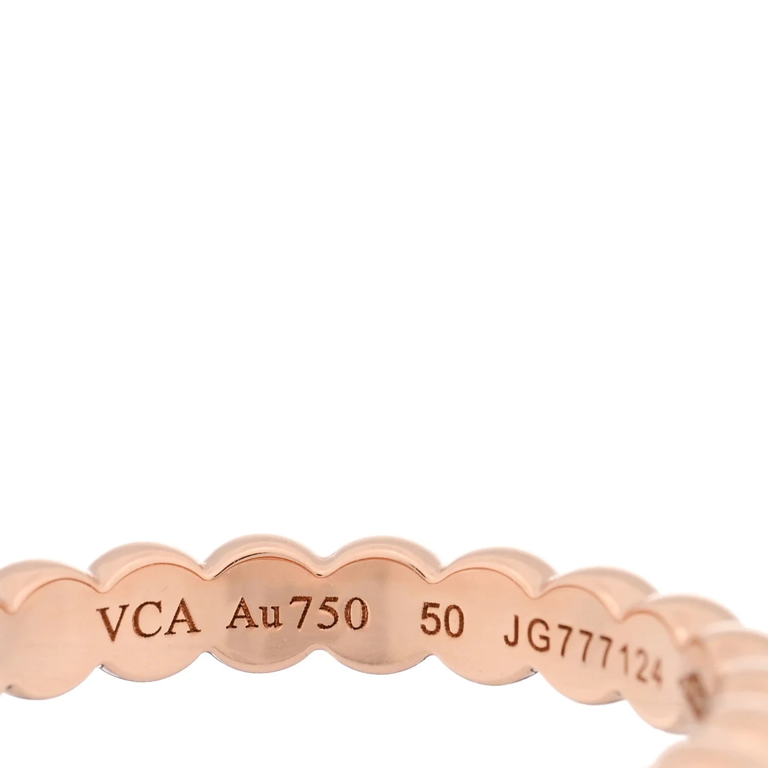 18K Rose Gold Medium Perlee 50 5.25 4