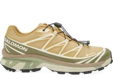 Salomon XT-6 GTX GoreTex H2OPROOF Antelope Icicle Portabella Trail Running Shoes 2