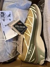 Salomon XT-6 GTX GoreTex H2OPROOF Antelope Icicle Portabella Trail Running Shoes 3