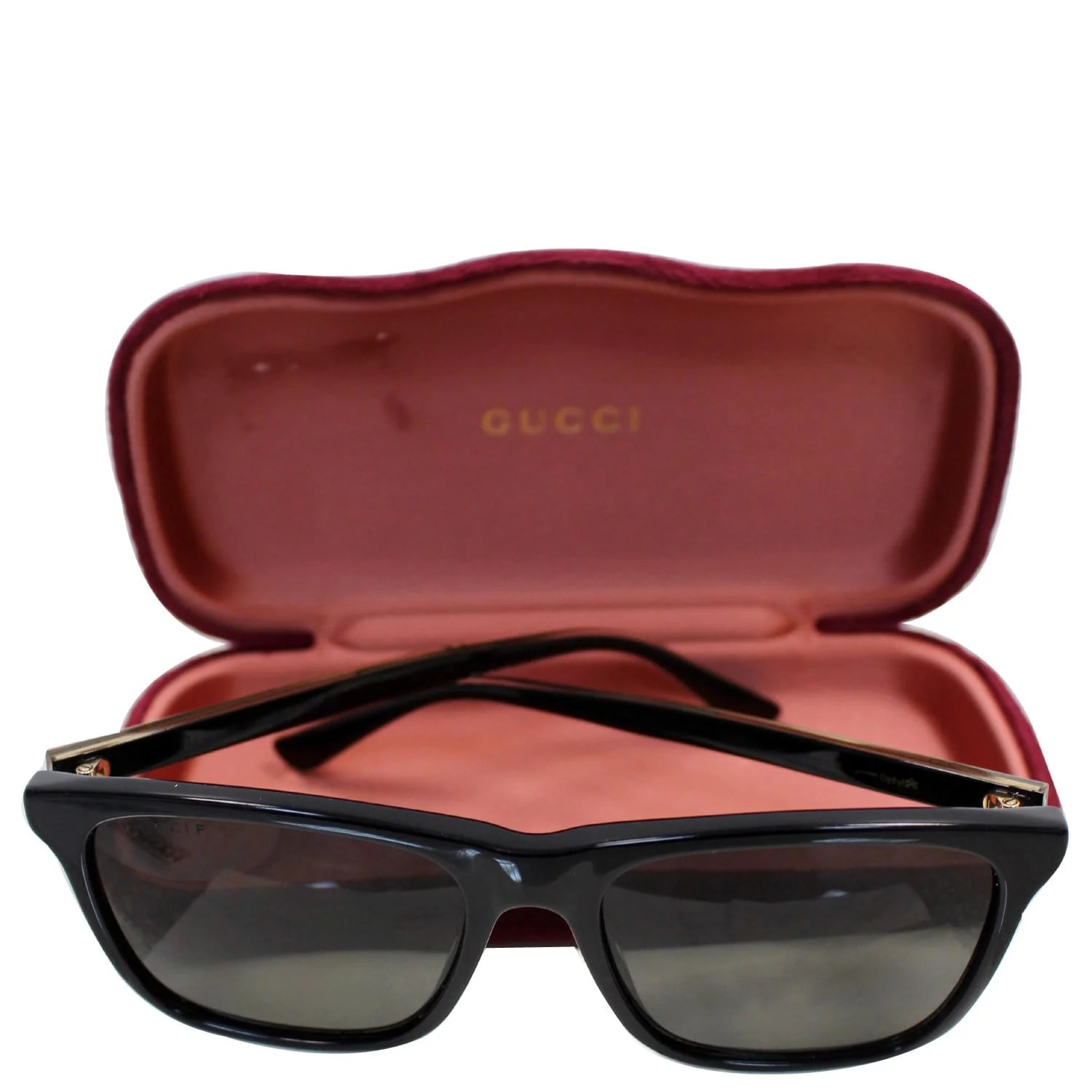 Gucci Web Rectangle Sunglasses GG0381S 2