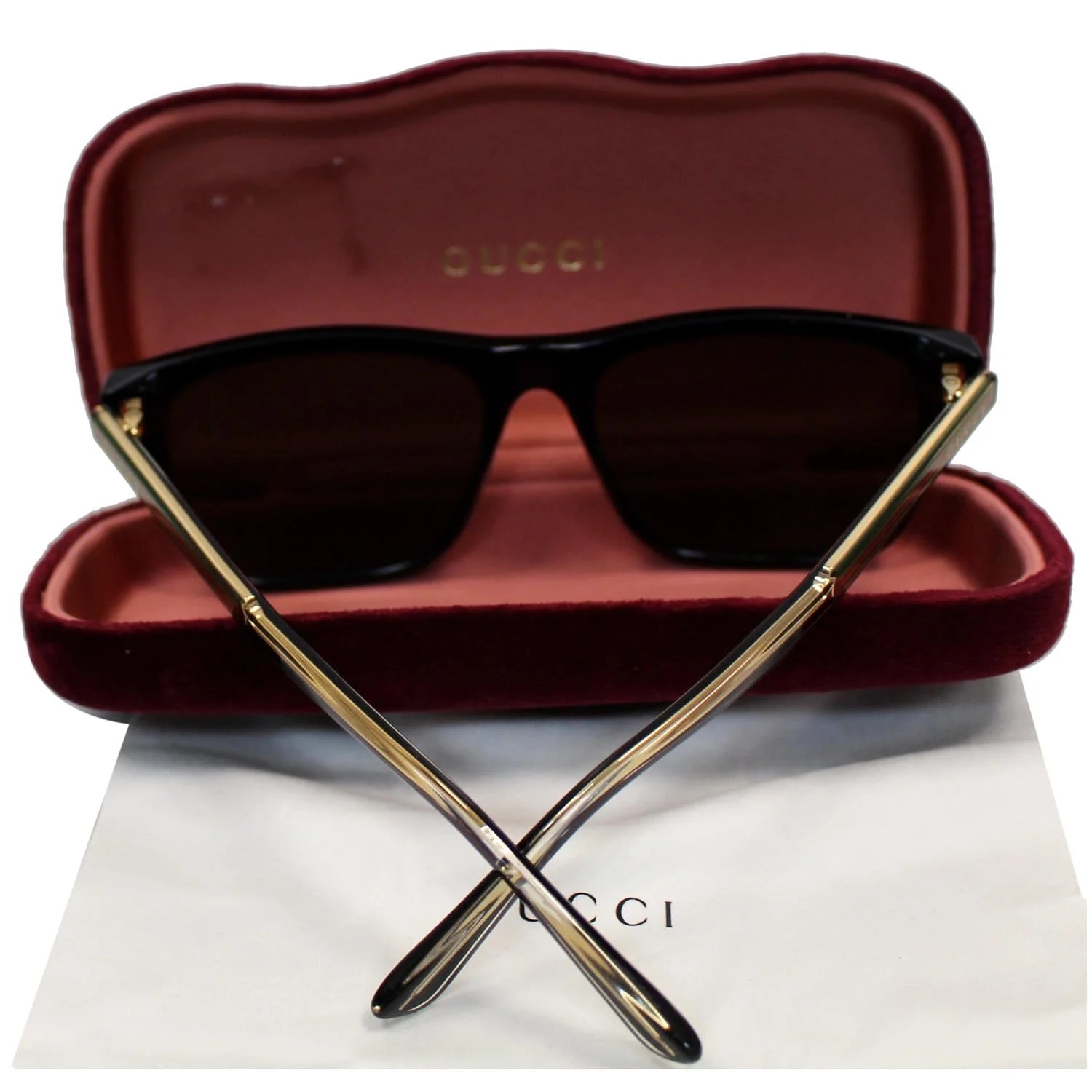 Gucci Web Rectangle Sunglasses GG0381S 4