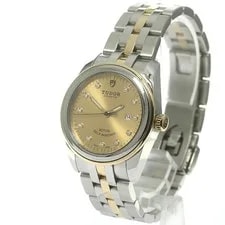 Tudor Glamor Date 53003 11P Diamond YG2 Tone Automatic Watch_863552 2